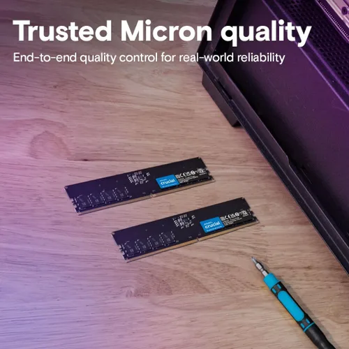 Vista 6 de Crucial RAM DDR5 de 8GB, 5600MHz (o 5200MHz o 4800MHz) Memoria de Escritorio, UDIMM de 288 pines, compatible con Intel Core de 13ª generación y AMD