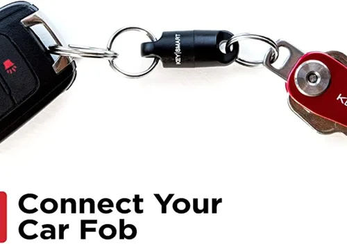 Vista 3 de KeySmart MagConnect - Llavero magnético de liberación rápida, llavero para bolso, bolso, cinturón y automóvil, llavero desmontable