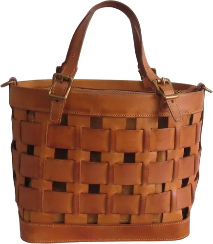 Vista 2 de Amerileather Bolso de cuero para mujer, bolso de hombro