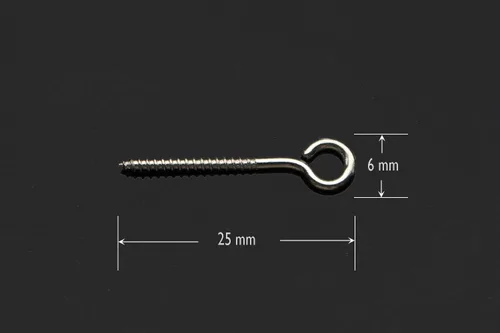 Vista 2 de Tigofly 100 piezas de tornillos de 1 pulgada de acero inoxidable Plug Jerk