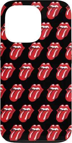 Vista 10 de Rolling Stones Classic Tongue Logo Repeat - Carcasa para iPhone 17, color negro
