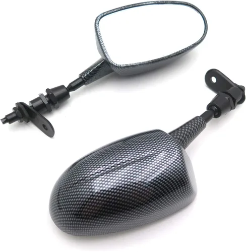 Vista 3 de HONGK - Mini espejo compatible con CBR600RR F1/F2/F3 F4/F4i 900RR 929RR 954RR 1000RR RC51 Carbon [B01C0SW17E]