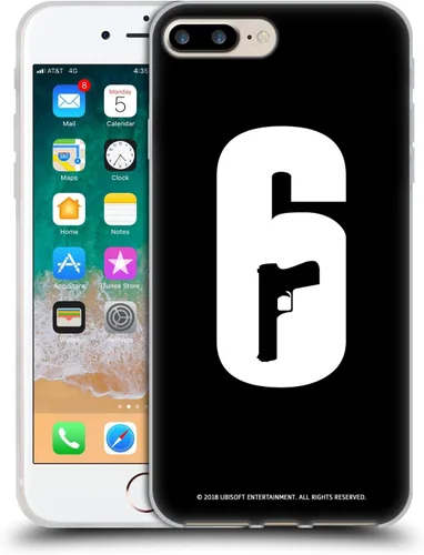 Vista 9 de Head Case Designs Funda de gel con licencia oficial de Tom Clancy's Rainbow Six Siege Attack Logos [protección de grado militar] compatible