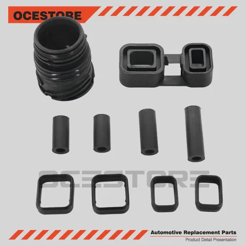 Vista 2 de OCESTORE 6HP26 - Sello de conector de manga de cuerpo de válvula de aceite de transmisión más bloque de sello de adaptador y enchufe mecatrónico