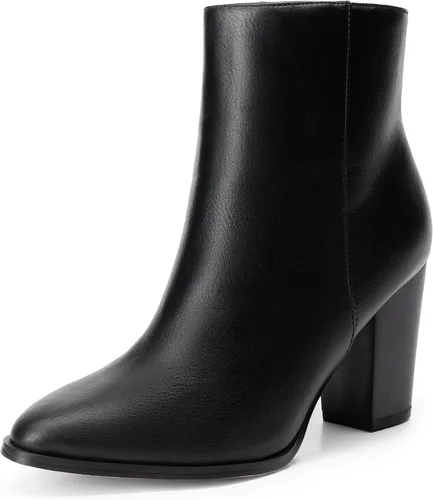 Vista 12 de DREAM PAIRS - Botines de tacón ancho con bloque para mujer