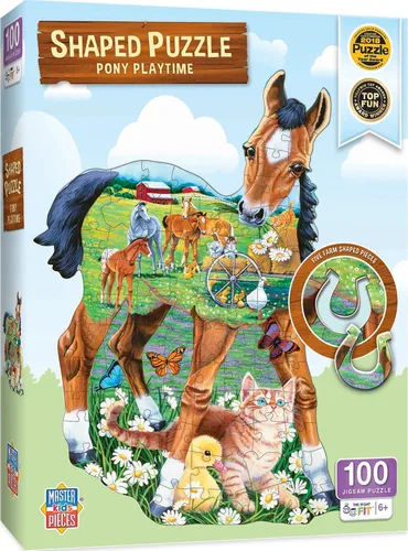 Vista 12 de MasterPieces Rompecabezas con forma de 100 piezas para niños, Arca de Noé, 14 x 19 pulgadas