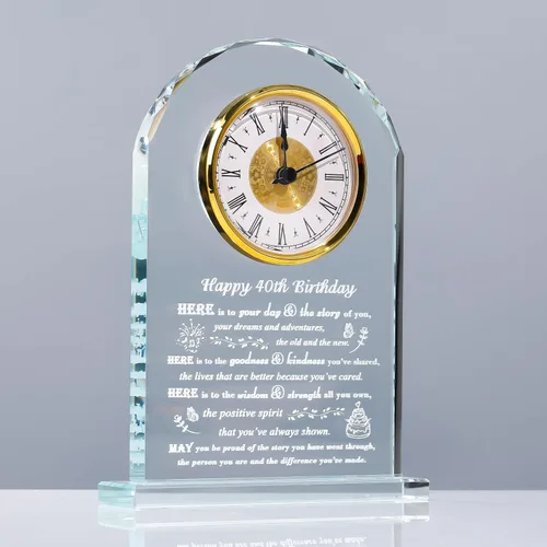 Vista 8 de Movdyka Regalos de 70 cumpleaños para mujeres y hombres – Reloj de cristal personalizado 1956 70 años de edad regalo para ella él – Ideas de regalos