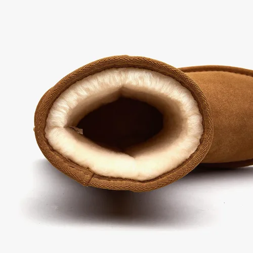 Vista 8 de Weestep Botas de nieve clásicas de piel sintética con forro de piel sintética para mujer