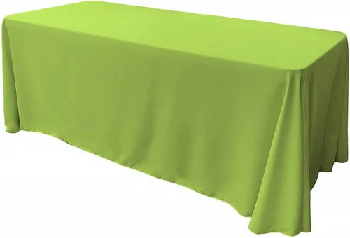 Vista 10 de ADD&SHIP Mantel rectangular (90 x 120 pulgadas) de largo, poliéster, reutilizable, para fiestas, eventos, banquetes, Acción de Gracias, Navidad