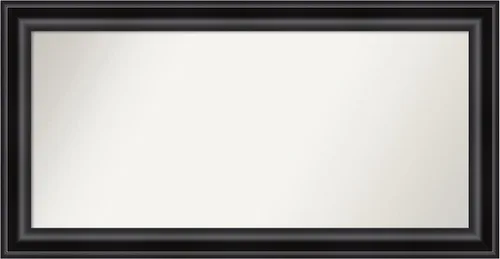 Vista 159 de Amanti Art Espejo personalizado, espejo de baño negro puente, espejo de pared o espejo de tocador de baño sobre el fregadero (26 x 26 pulgadas)