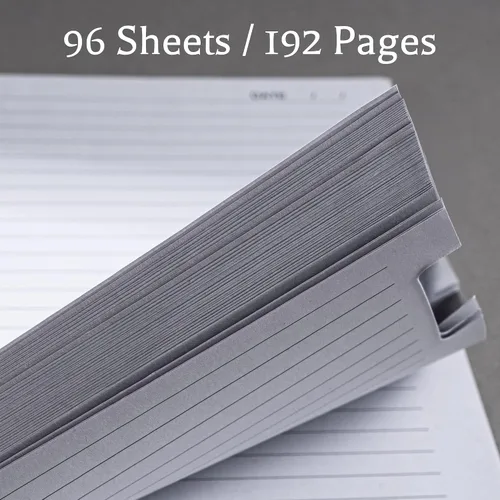 Vista 5 de Yoment Cuaderno de espiral con pestañas de 8 x 10 pulgadas, cuaderno de espiral de tapa dura con divisor de 5 asignaturas, cuaderno de espiral