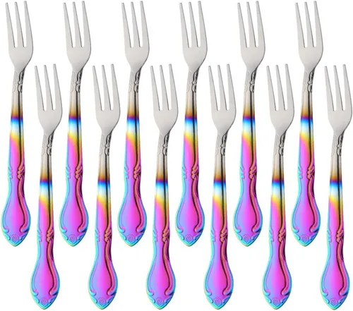Vista 50 de Cucharas de sopa, cucharas redondas de acero inoxidable para caldo con borde de flor, juego de 12 piezas de acero inoxidable para café, azúcar