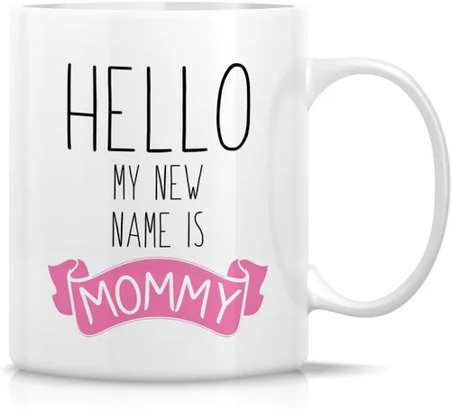 Vista 33 de Retreez - Taza divertida con texto en inglés "Mum Well Done I'm Awesome", 325 ml, tazas de café de cerámica, mensaje divertido, sarcástico