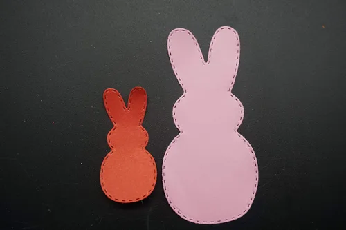 Vista 7 de Troqueles de metal para Pascua con marco de huevo y conejo, plantillas de corte para hacer tarjetas, álbumes de recortes, papel para manualidades