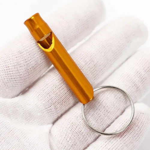Vista 6 de uxcell Paquete de 2 silbatos para perro, silbato para perro pequeño para dejar de ladrar a los vecinos, llavero ajustable para perro, silbato