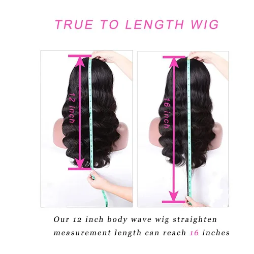 Vista 4 de Foreverlove - Pelucas de encaje frontal de onda corporal, de cabello humano virgen brasileño sin procesar, Remy, pre-arrancadas con cabello pequeño