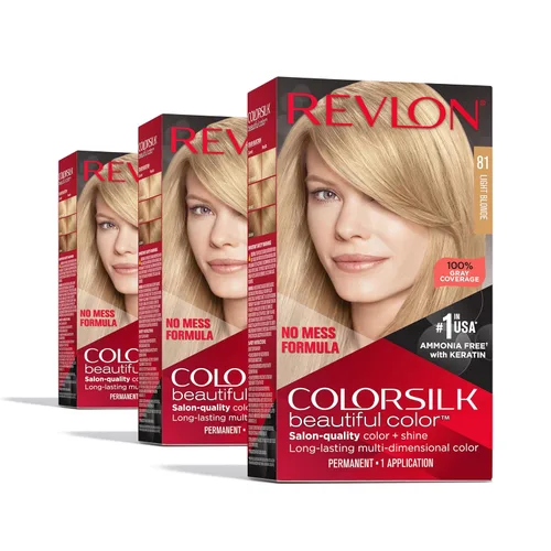 Vista 6 de Revlon Colorsilk Beautiful Color - Tinte permanente para el cabello, versión antigua, rubio sol ultra claro 03 (paquete de 3)