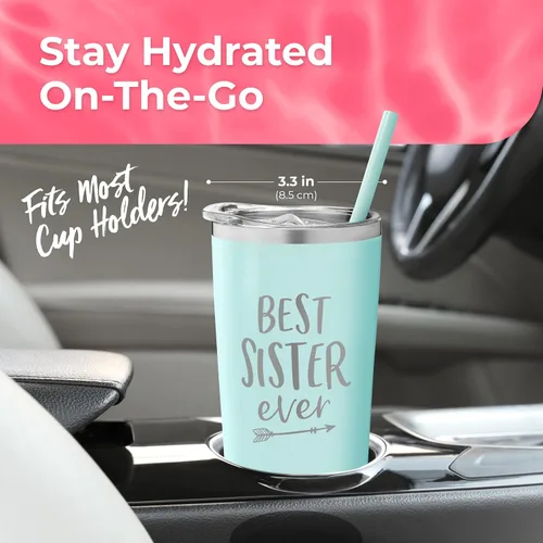 Vista 7 de Vaso aislado de acero inoxidable con tapa de cierre deslizante y pajita, tazas aisladas para café, vino y viajes, tazas personalizadas y divertidas