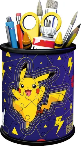 Vista 2 de Ravensburger Pokemon Gifts - Rompecabezas 3D para niños a partir de 6 años - 54 piezas - Pote de lápices - No requiere pegamento