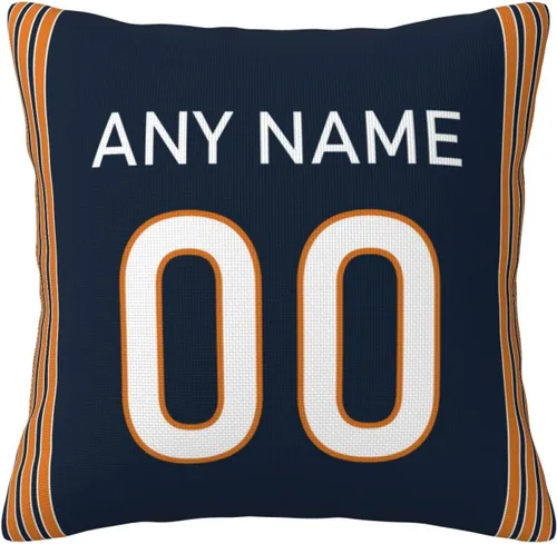 Vista 36 de Fundas de almohada de fútbol – Fundas de almohada personalizadas con cualquier nombre y número, regalo personalizado para hombres, mujeres y niños
