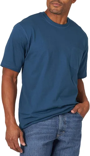 Vista 10 de Wrangler Riggs Workwear Camiseta de manga corta con bolsillo para hombre Negro
