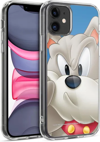 Vista 93 de Head Case Designs Funda de gel de cara completa con licencia oficial de Tom y Jerry Jerry [protección de grado militar] compatible con Apple iPhone