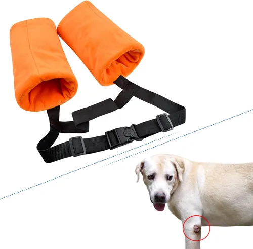 Vista 5 de Coderas protectoras de forro polar con almohadilla de algodón para perros para prevenir lesiones (pequeño)