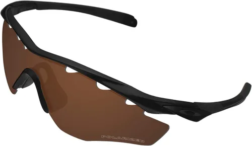 Vista 2 de BroLizard - Lente polarizada para gafas de sol Oakley M2 con ventilación, marrn