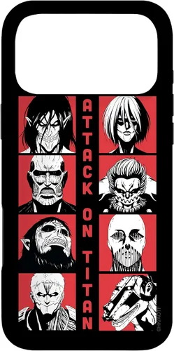 Vista 22 de Attack on Titan Funda Titan Lineup de temporada 4 para iPhone 17