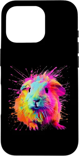 Vista 20 de Splash Paint Guinea Pig Furry Potato Lovers Case for iPhone 16