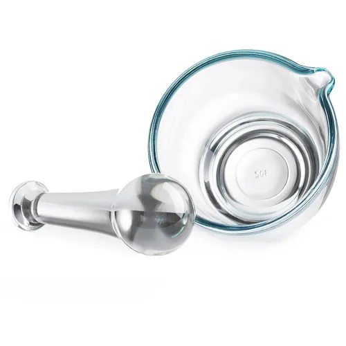 Vista 7 de Ultrassist Cuenco de cristal del mortero y de la mano de mortero de 4oz, amoladora y mezclador de la medicina para la farmacia o el laboratorio