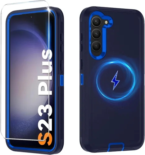 Vista 35 de Funda magnética para Samsung Galaxy S24+ Plus compatible con carga Magsafe [protector de pantalla de vidrio]