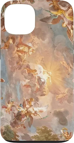 Vista 7 de Funda para iPhone 16, diseño de historia del arte renacentista, diseño de Michelangelo Sky