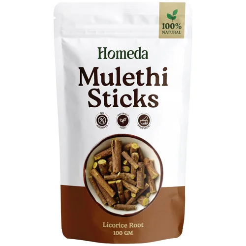 Vista 8 de Polvo orgánico de raíz de regaliz (3.5 oz - 100 g), polvo de mulethi orgánico para cara, extracto orgánico puro de Regaliz Raiz para la piel