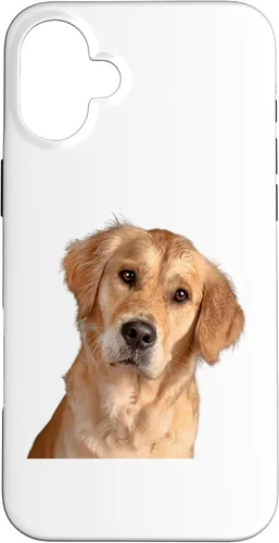 Vista 23 de American Golden Retriever Dog Sweet and Quizzical Case for iPhone 17