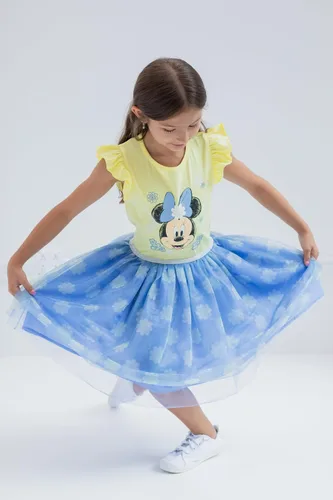 Vista 3 de Disney Minnie Mouse - Vestido de tul para niñas pequeñas y grandes
