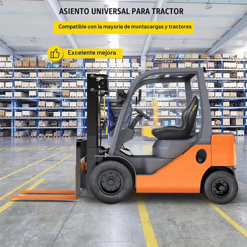 Vista 2 de VEVOR Asiento universal de repuesto para tractor, 2 piezas, asiento compacto de cortacésped de respaldo alto, asiento de carretilla elevadora