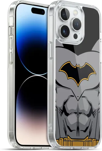 Vista 294 de Head Case Designs Funda de gel con licencia oficial de Batman DC Comics Bat Signal Logos [protección de grado militar] compatible con Apple iPhone 7