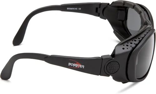 Vista 3 de Bobster SL3096 Sport and Street Prescription Ready - Gafas de sol, montura negra, 3 lentes (ahumadoámbar y transparente), talla única