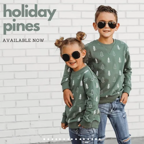 Vista 2 de Conjunto de camiseta de manga larga con estampado de Navidad para bebé niño y niña, ropa de otoño e invierno