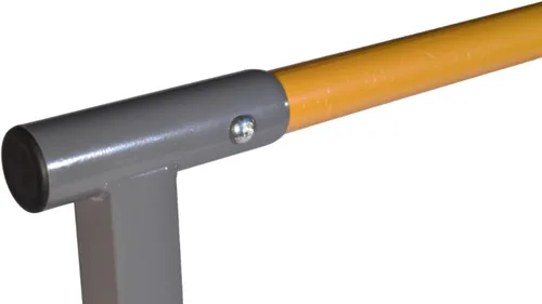 Vista 4 de Iron Bar Barra de gimnasia para niños, barra de gimnasia expandible de 3 a 5 pies, barra horizontal de gimnasia de altura ajustable, barra
