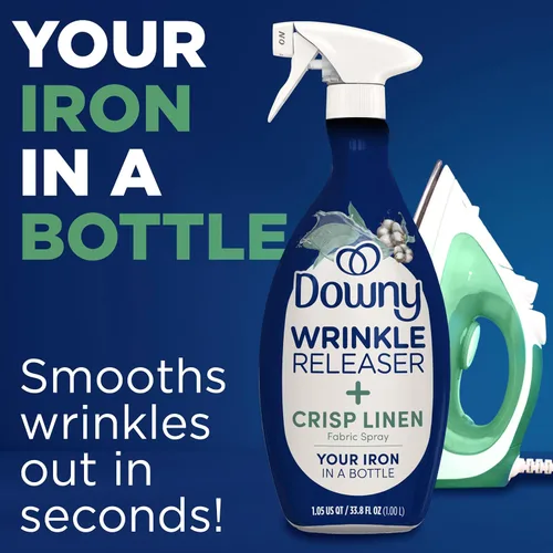 Vista 2 de Espray Downy para sacar las arrugas Todo en uno: espray para sacar las arrugas, eliminador de olores, removedor de estática Refrescador de telas