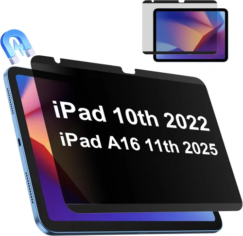 Vista 18 de IPROKKO Protector de pantalla magnético de privacidad compatible con iPad de 9ª, 8ª, 7ª generación de 10.2 pulgadas (2021/2020/2019) y iPad Air 3th