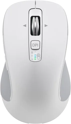 Vista 12 de CITLLA Mouse inalámbrico Bluetooth (USB + BT1 + BT2), tamaño completo, desplazamiento de 4 vías, mouse silencioso multidispositivo para computadora