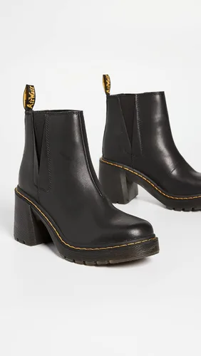 Vista 4 de Dr. Martens Chelsea Bota para mujer, negro, 6