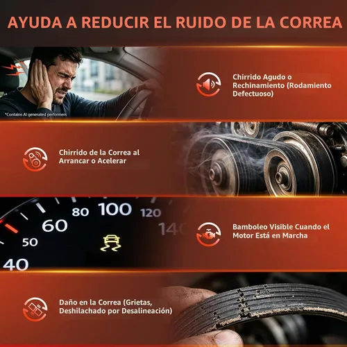 Vista 6 de 419-624 Polea tensora para Nissan Altima Maxima Murano Quest