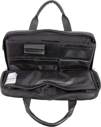 Vista 4 de McKlein EE. UU. Gresham litigator portafolios de piel, 15.4" Laptop Case de la serie S
