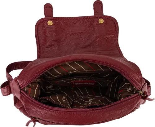 Vista 6 de Montana West Bolsos cruzados para mujer, bolso de hombro con múltiples bolsillos, bolso de mensajero y bolsos