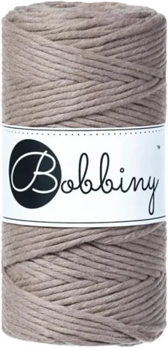 Vista 15 de Bobbiny Cordón regular de macramé de una sola capa de 0.118 pulgadas (azul), 108 yds/330 pies (100% algodón reciclado)