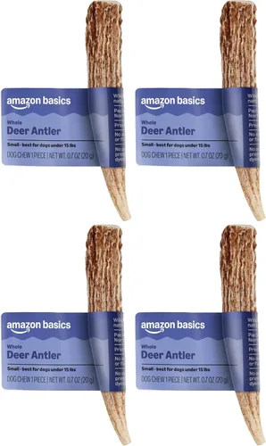 Vista 13 de Marca Amazon – Wag Dog Deer Antler masticable, desprendido naturalmente. Entero, pequeño, de larga duración para masticadores agresivos, mejor